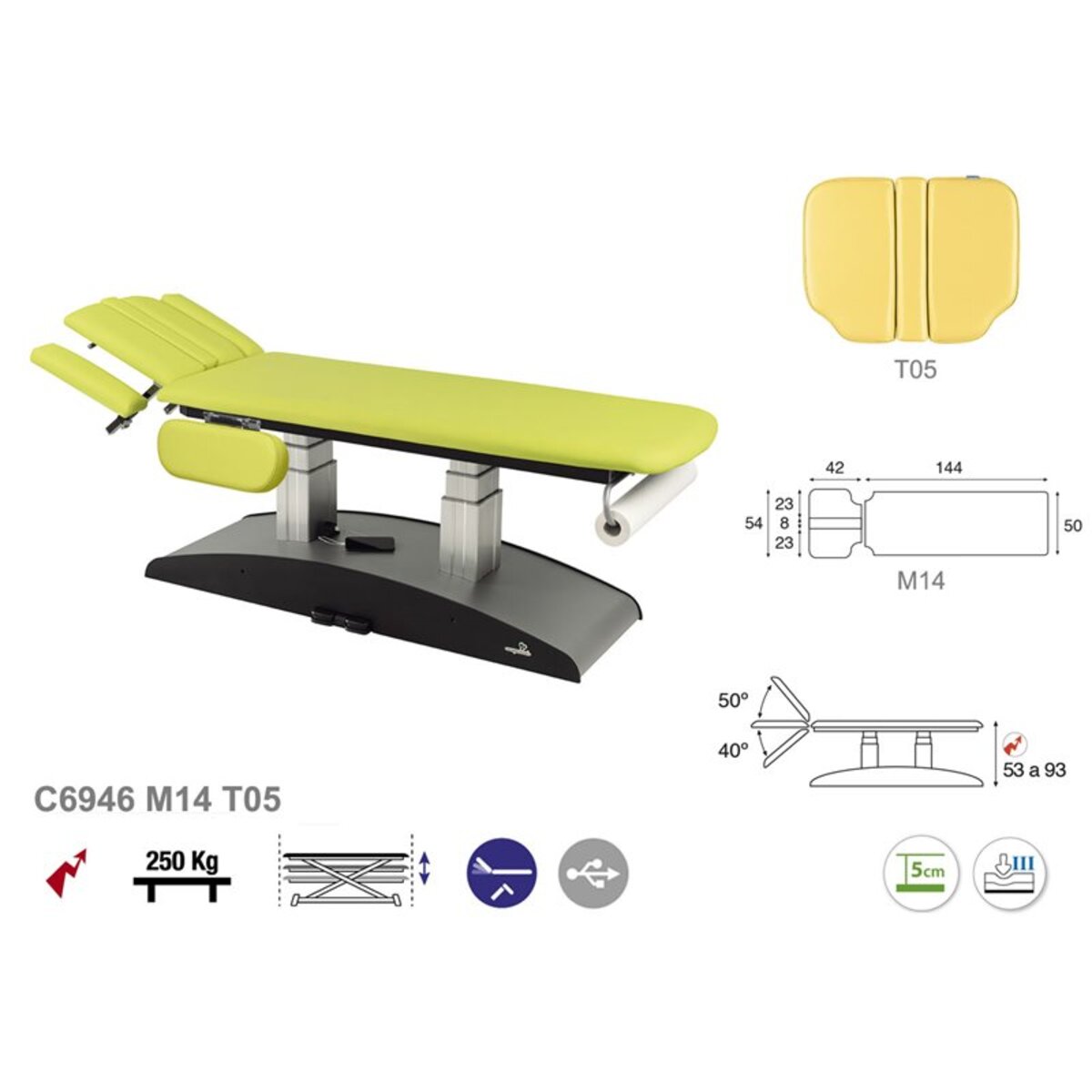 ASCC46 C5946C7946C5546C7546 Table electrique technique T05 50x188 serie C46 M09