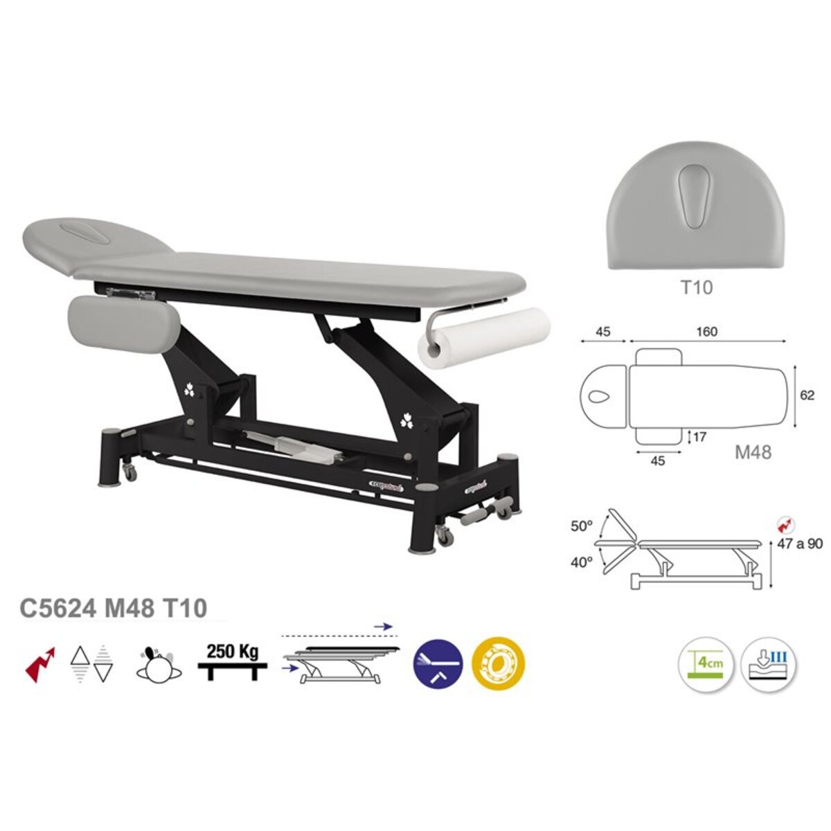 ASCC24 C5924C7924C5524C7524 Table electrique technique T10 62x207 serie C24 M04