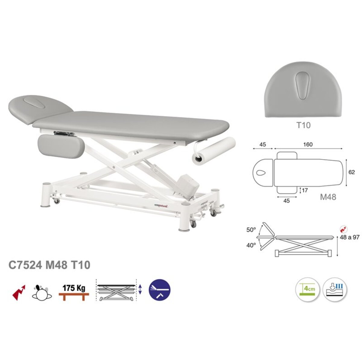 ASCC24 C5924C7924C5524C7524 Table electrique technique T10 62x207 serie C24 M06
