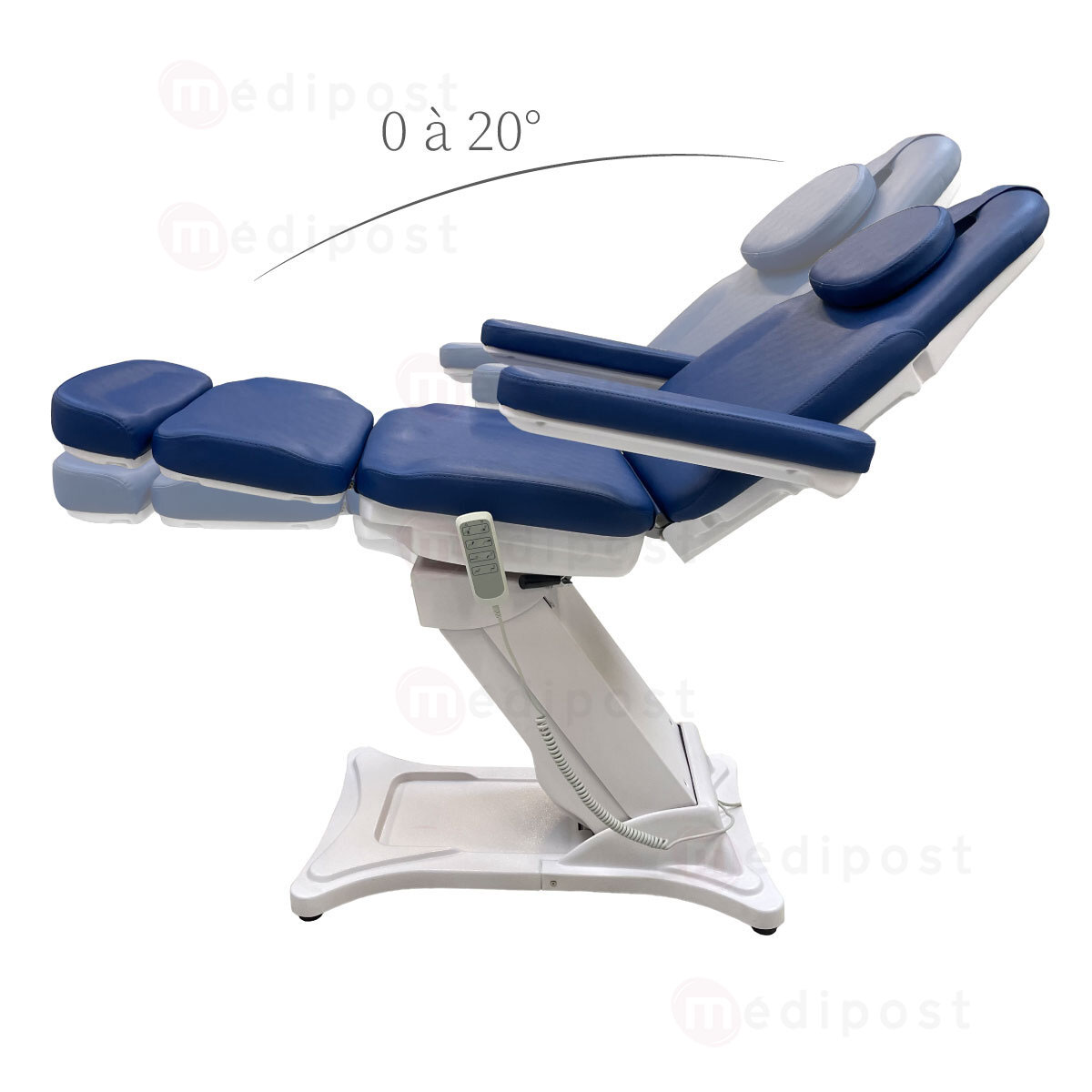 8197DPBLACK Fauteuil electrique Unichair 4 moteurs serie Mobipost M10