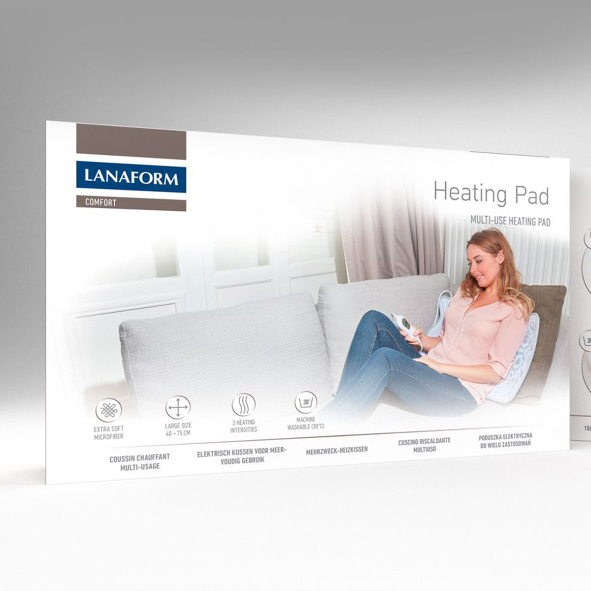 LA180112 Coussin chauffant Heating pad Lanaform M04