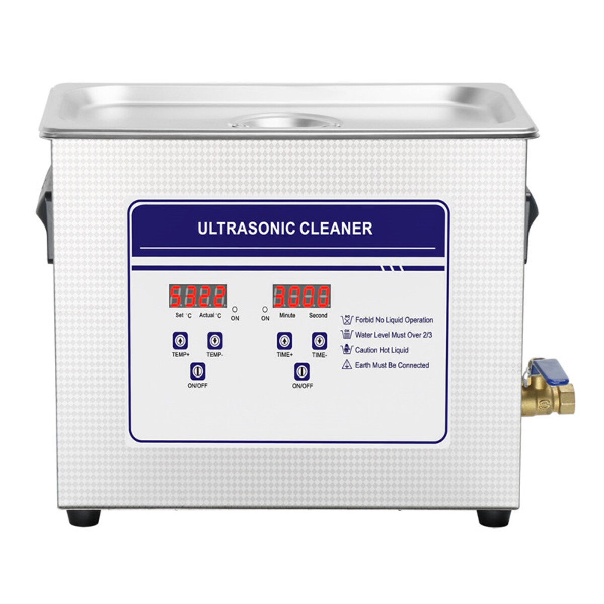 031S Nettoyeur à ultrasons digital avec évacuation  65 litres M02