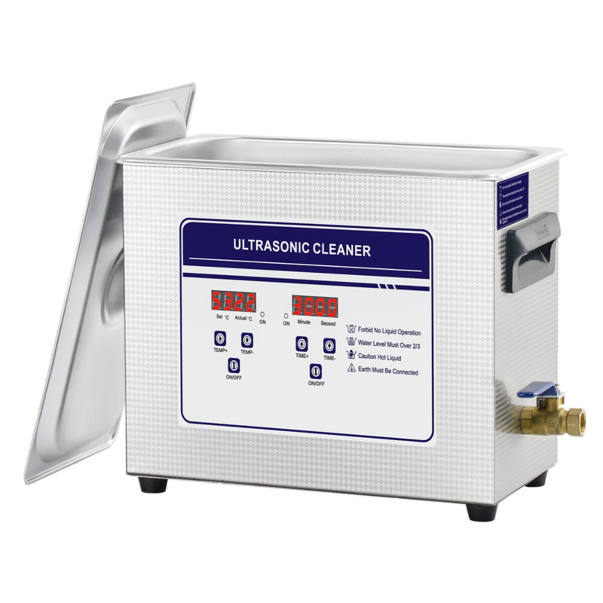 031S Nettoyeur à ultrasons digital avec évacuation  65 litres M04