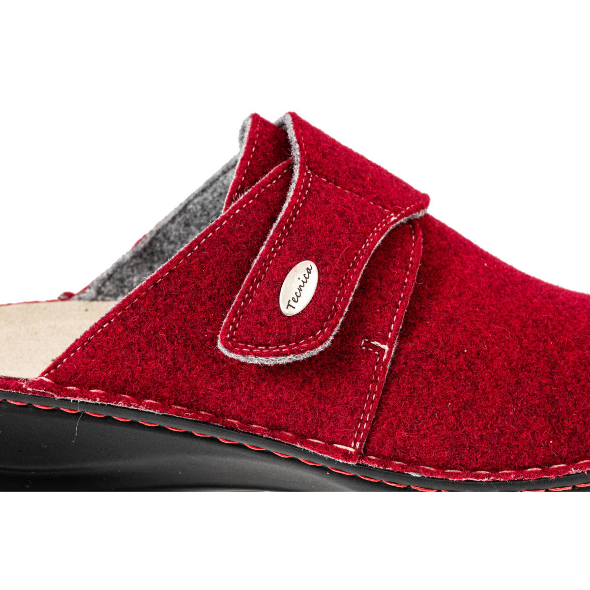 EX042490RO Chaussure dame Tecnica Gaia en laine - rouge M04