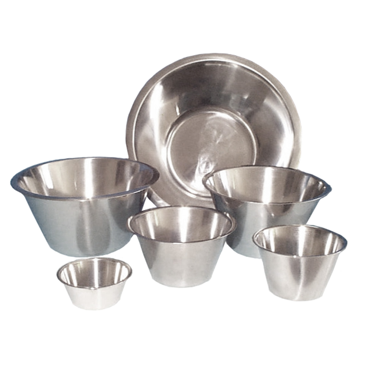 Cuvette en inox à fond plat M02