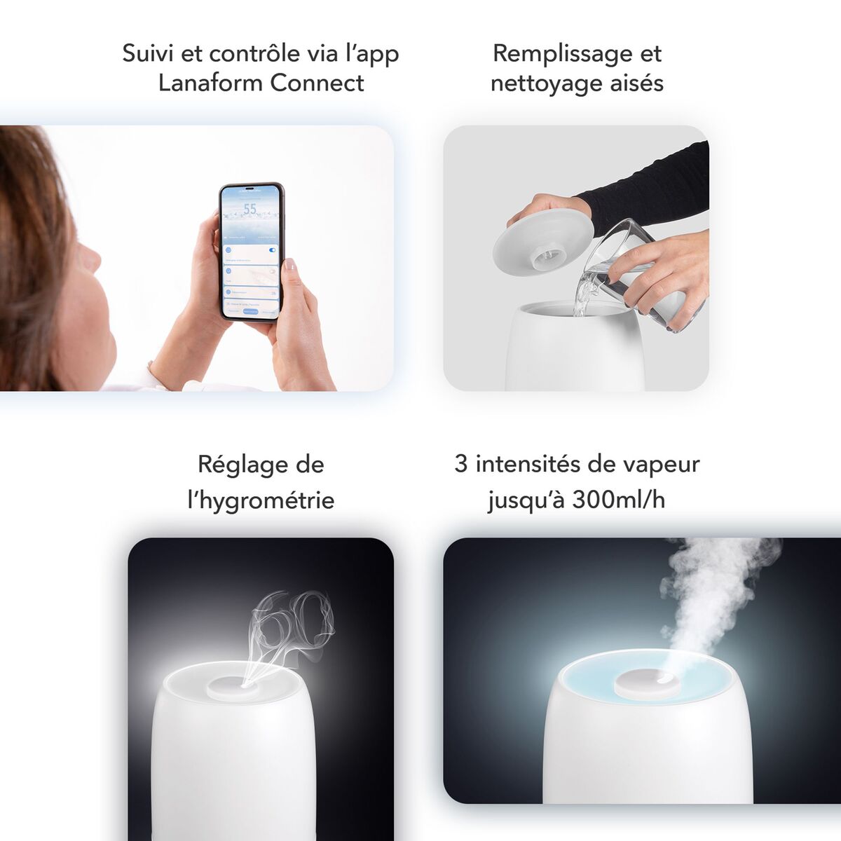 Humidificateur air LANAFORM H200C M04