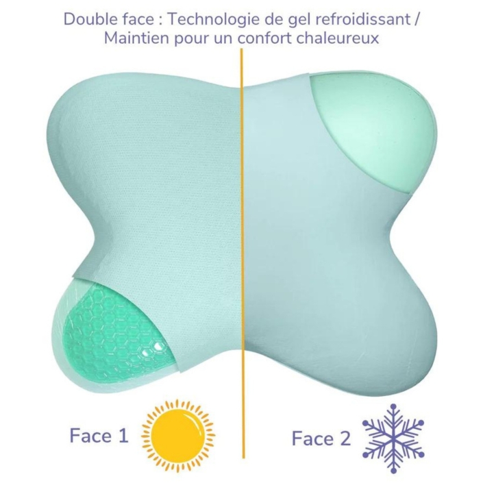 oreiller multi-positions papillon M02