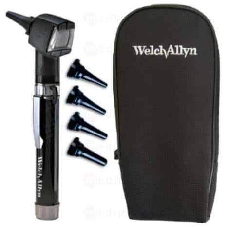 Otoscope avec poignee a pileetui Pocket Jr Welch Allyn M02