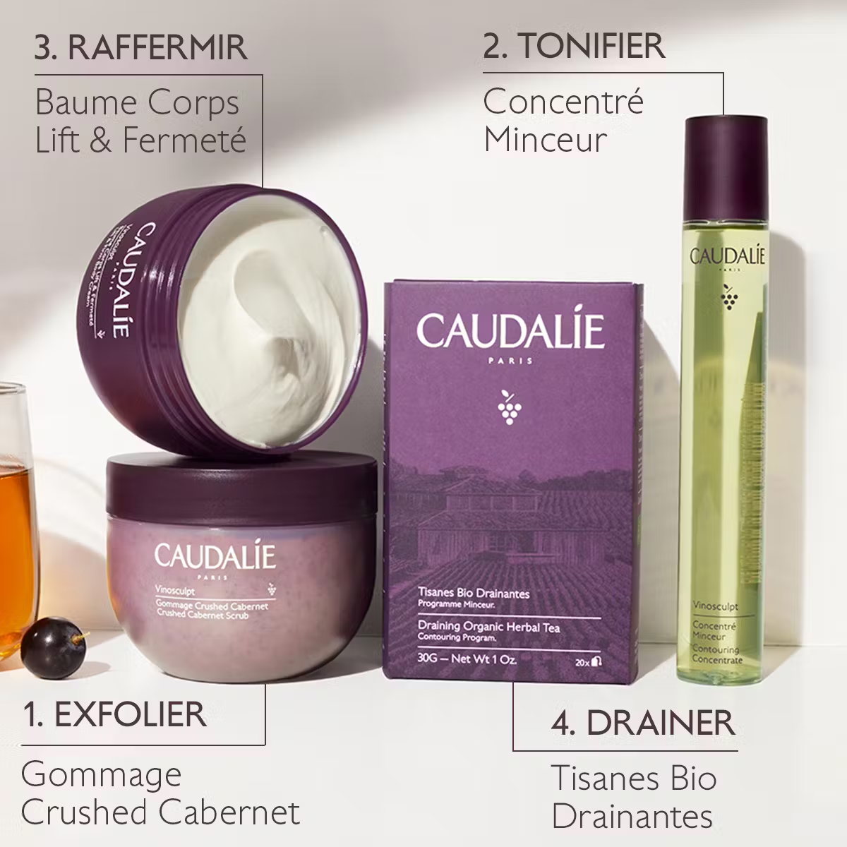 CAUDALIE Vinosculpt Gommage Crushed Cabernet 250G M04