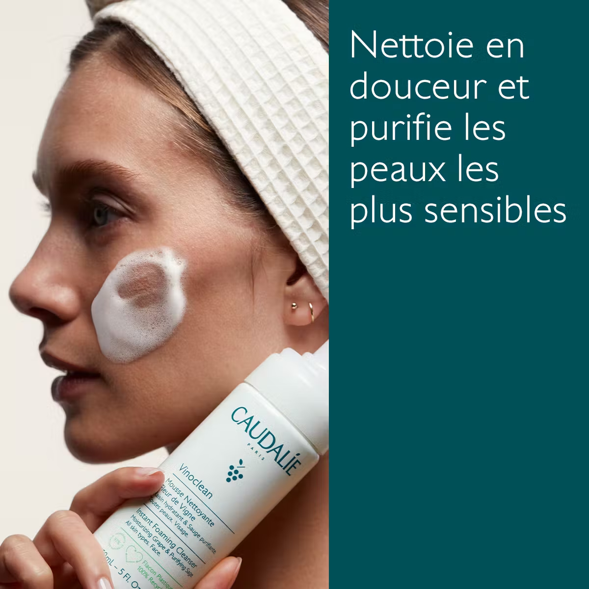 CAUDALIE Vinoclean Mousse Nettoyante Fleur de Vigne 50ml M04