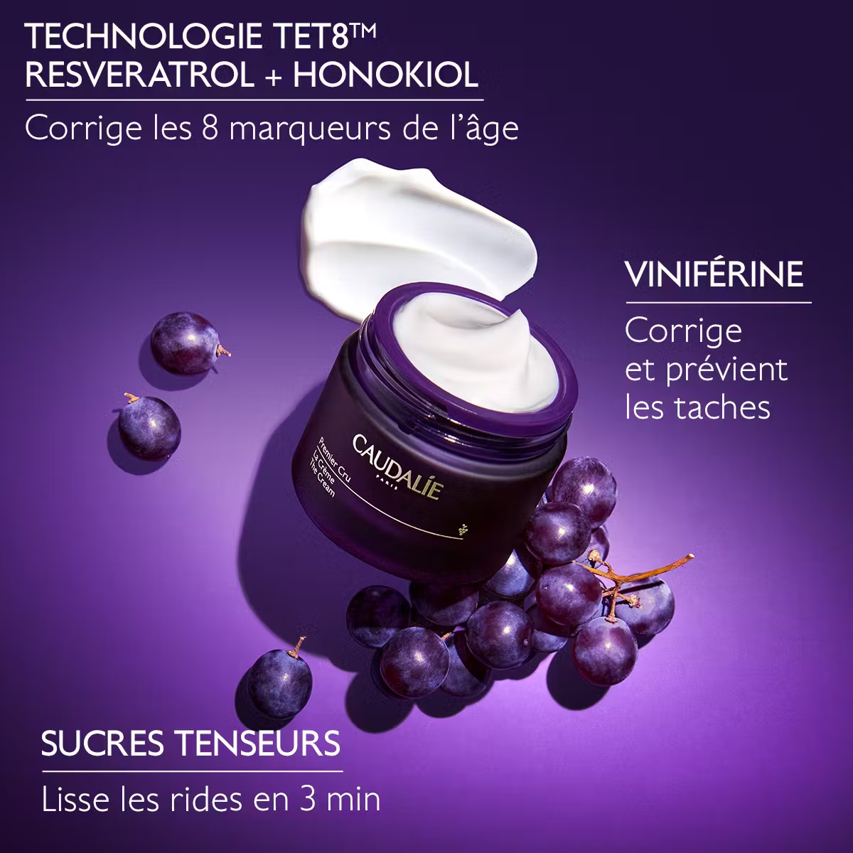 CAUDALIE Premier Cru Recharge - La Crème Anti-Âge Global 50ML M02