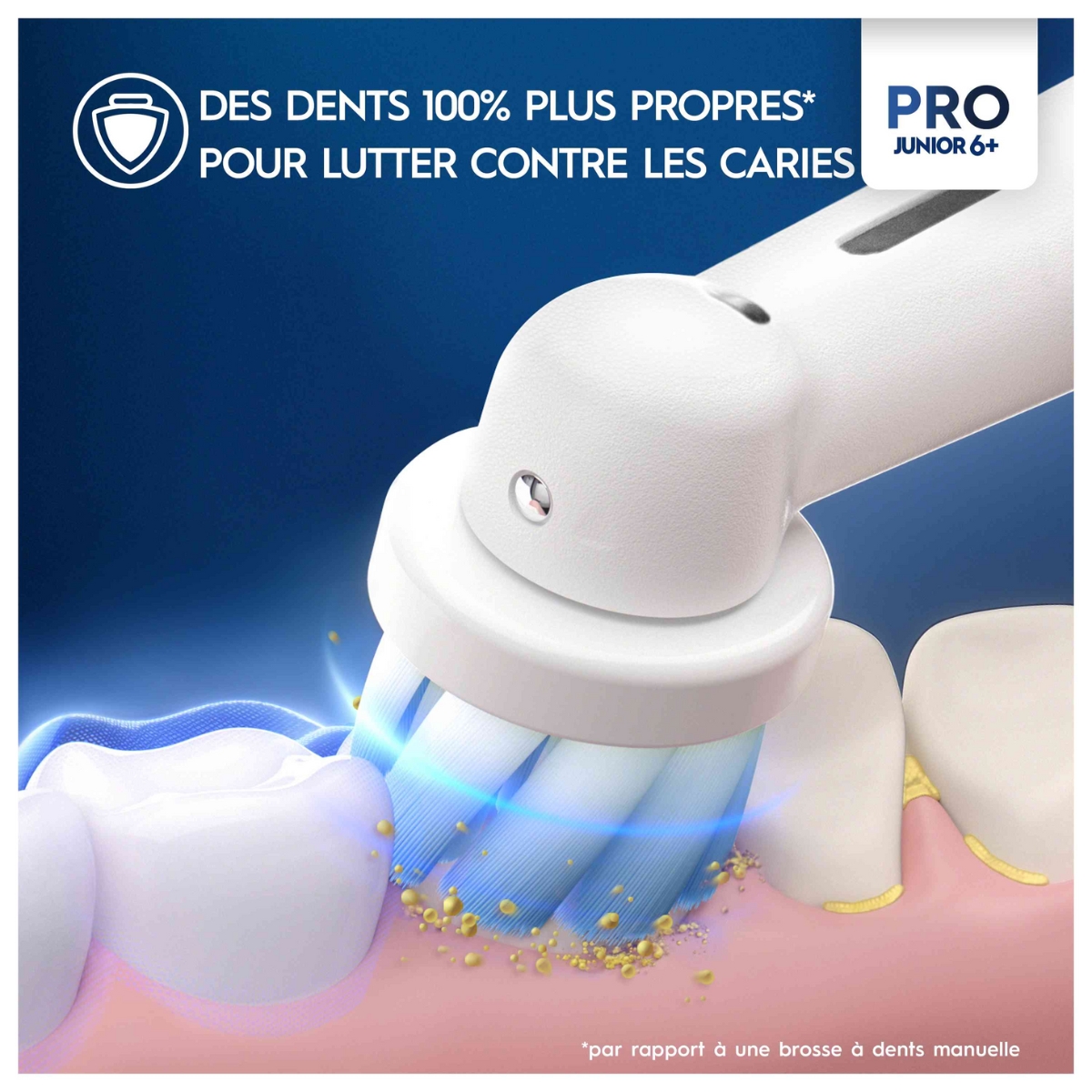 Brosse à dents électrique Oral-B Pro3 Junior 6+ Yoda avec 1 recharge M03