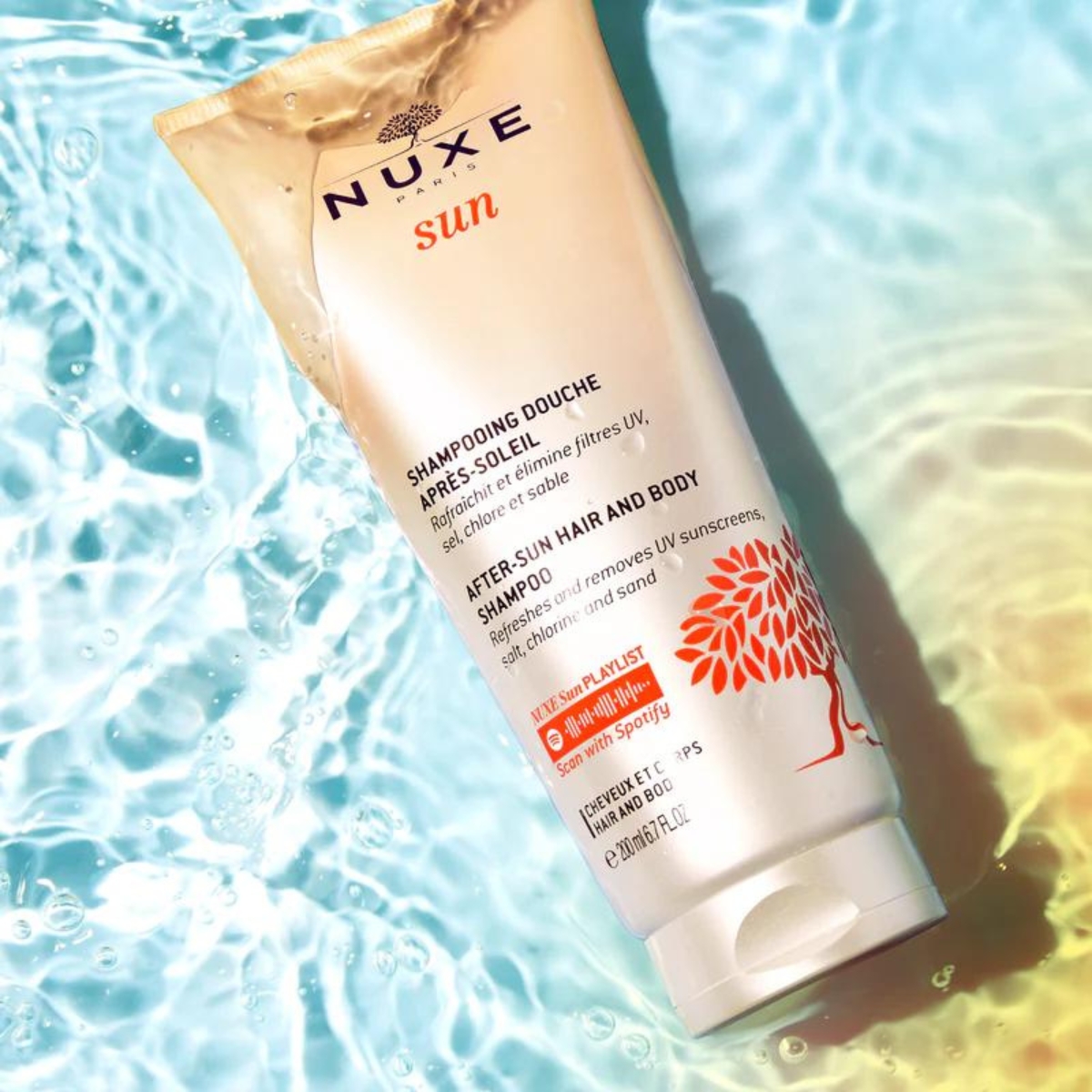 NUXE SUN Shampooing Douche Après-Soleil 200ML M02