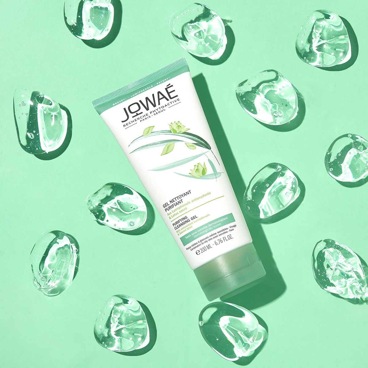 JOWAE Gel nettoyant purifiant Lotus Sacré 200ML M02