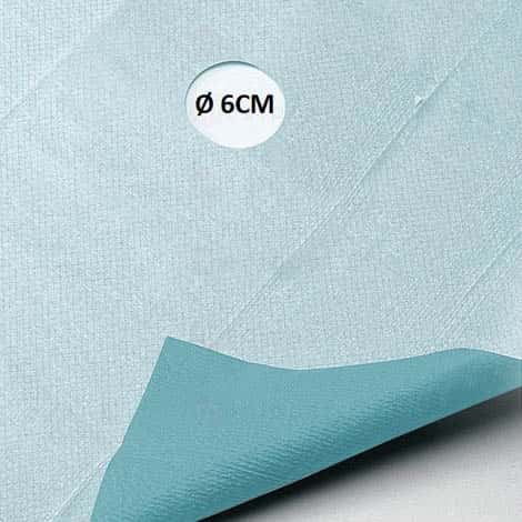 Champ operatoire sterile 50x60cm troue 6cm M02