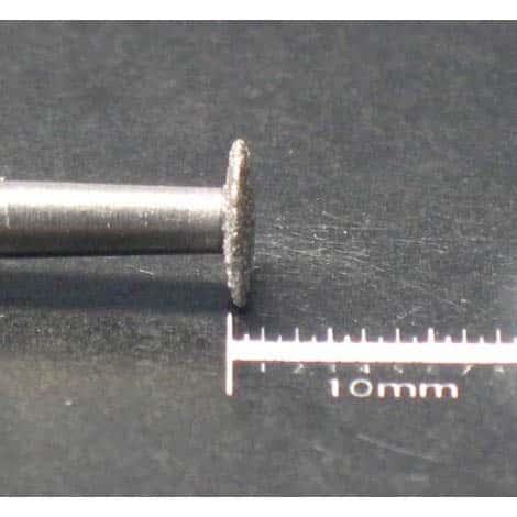 Fraise diamant disque diametre5mm grain moyen M03