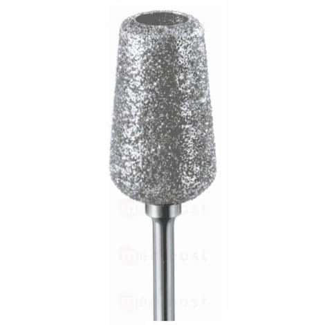 Fraise diamant cylindre creux diametre9mm grain super gros M02