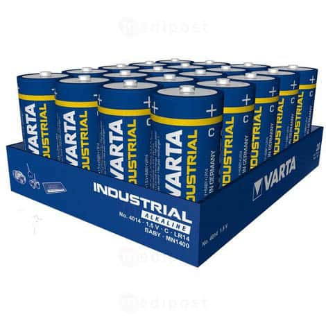 Varta diametre 25mm 1 5v LR14 M02