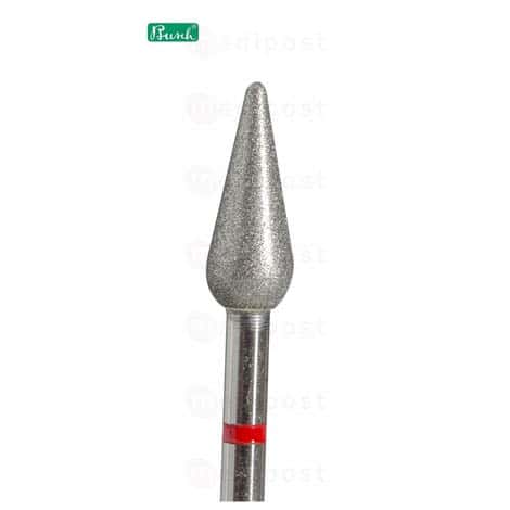 Fraise diamant flamme diametre4 7mmgrain fin M02