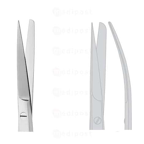 Ciseaux Deaverpointu moussecourbes 14cm M02