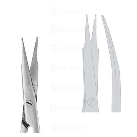 Ciseaux ophtalmiques de Stevens pointu pointu courbes 11cm M02