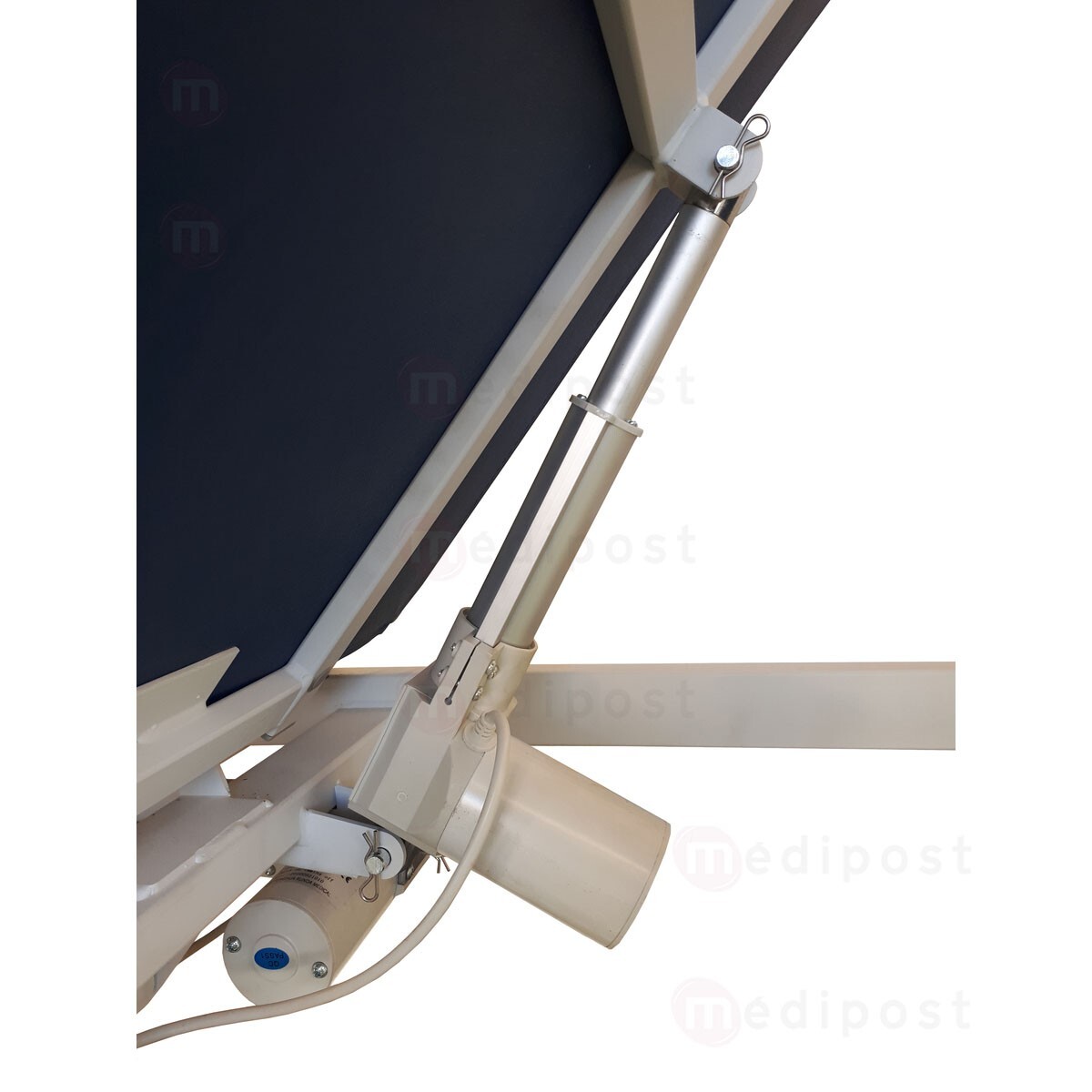 205200B Divan dexamen electrique GynoMed 3 plans Bleu M03