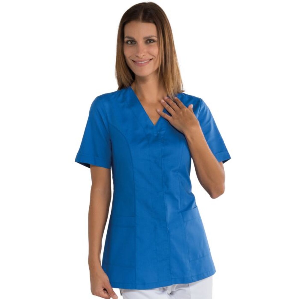 00520X.X Tunique médicale avec fermeture à pression M02