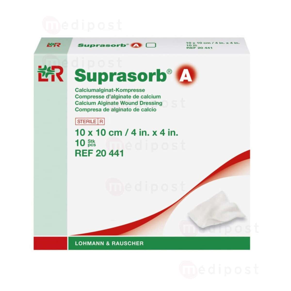 Suprasorb A alginate 10x10cm M02