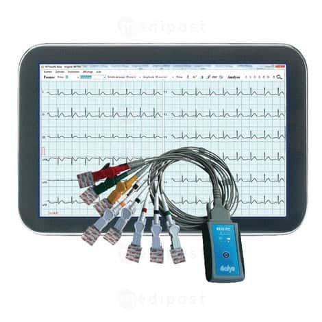 Electrocardiographe numerique sans fil ECG PC M04