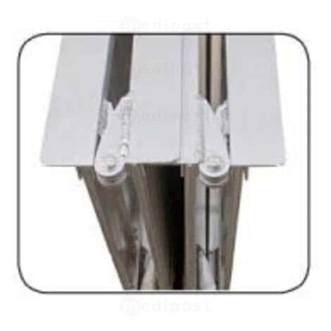 Rampe d acces pliable en aluminium 122x74 cm M06