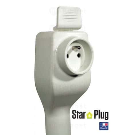 Rehausseur de prise electrique avec extracteur Star Plug M04