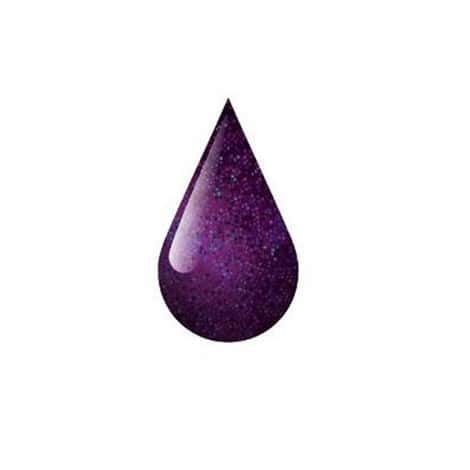 Soak off vernis semi permanent violet paillette M02