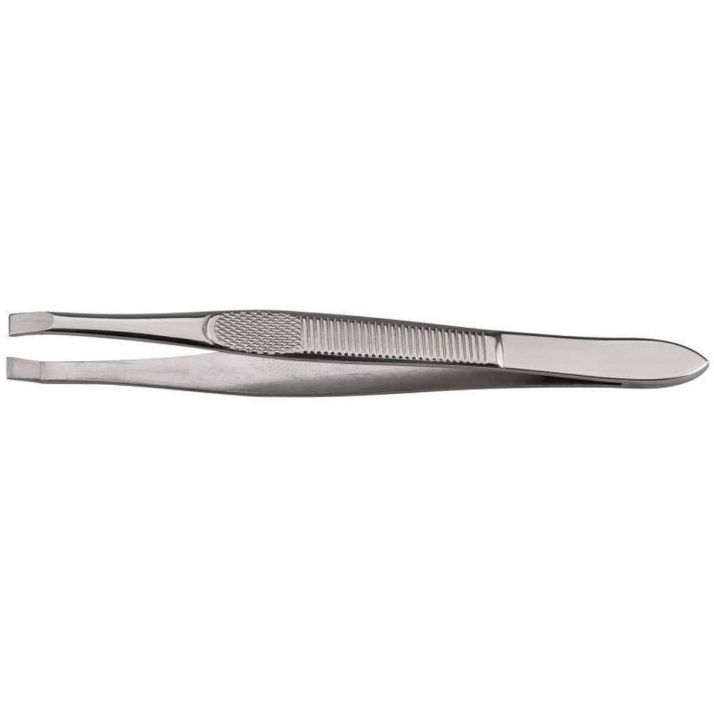 Pince à épiler mors droits 9.5cm
