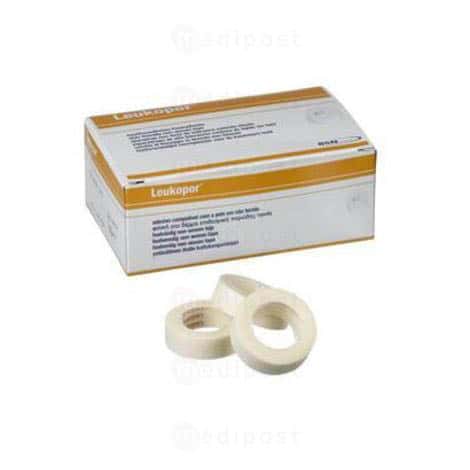 Sparadrap hypoallergénique Leukopor