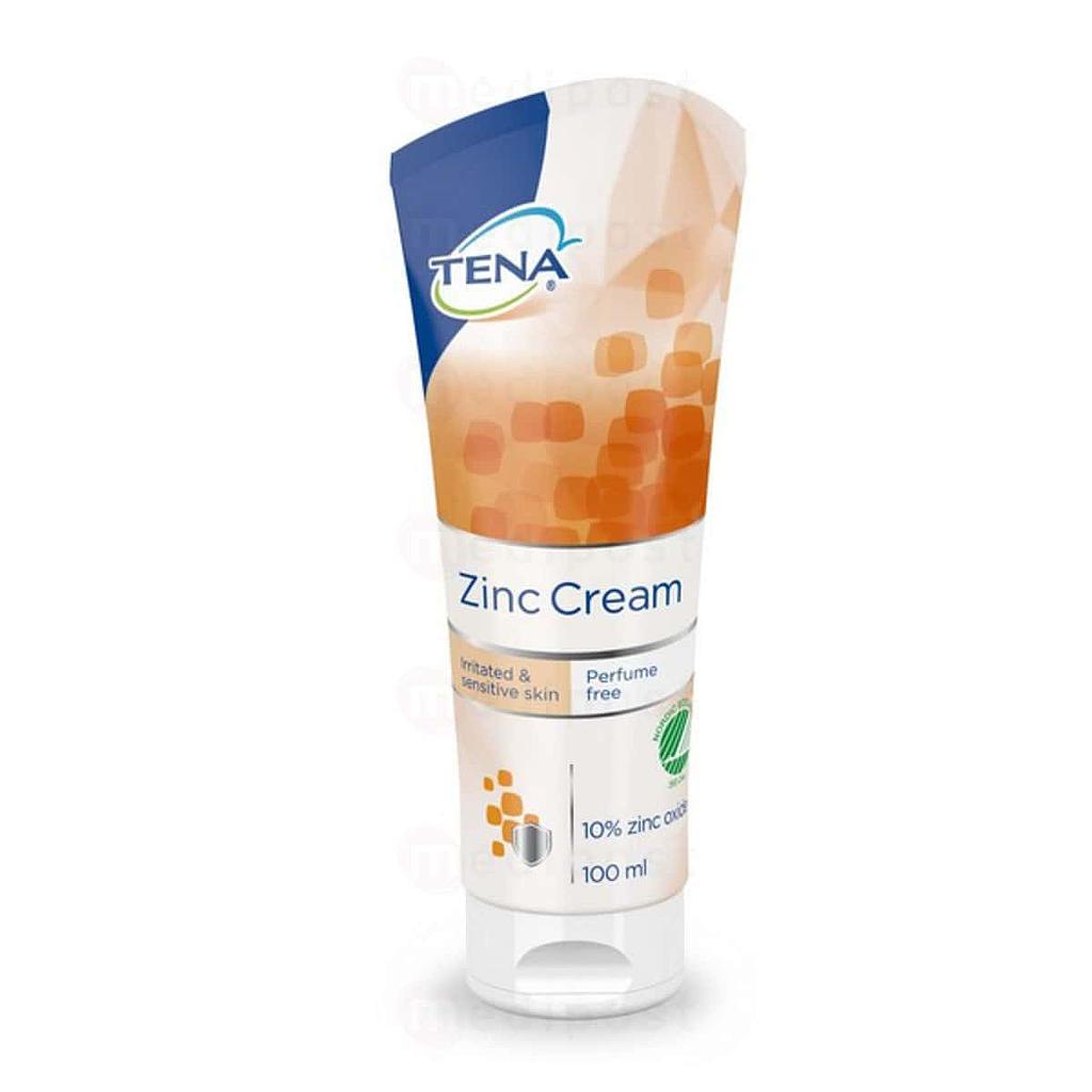 Tena Zinc cream 100ml avec 10% oxyde de zinc