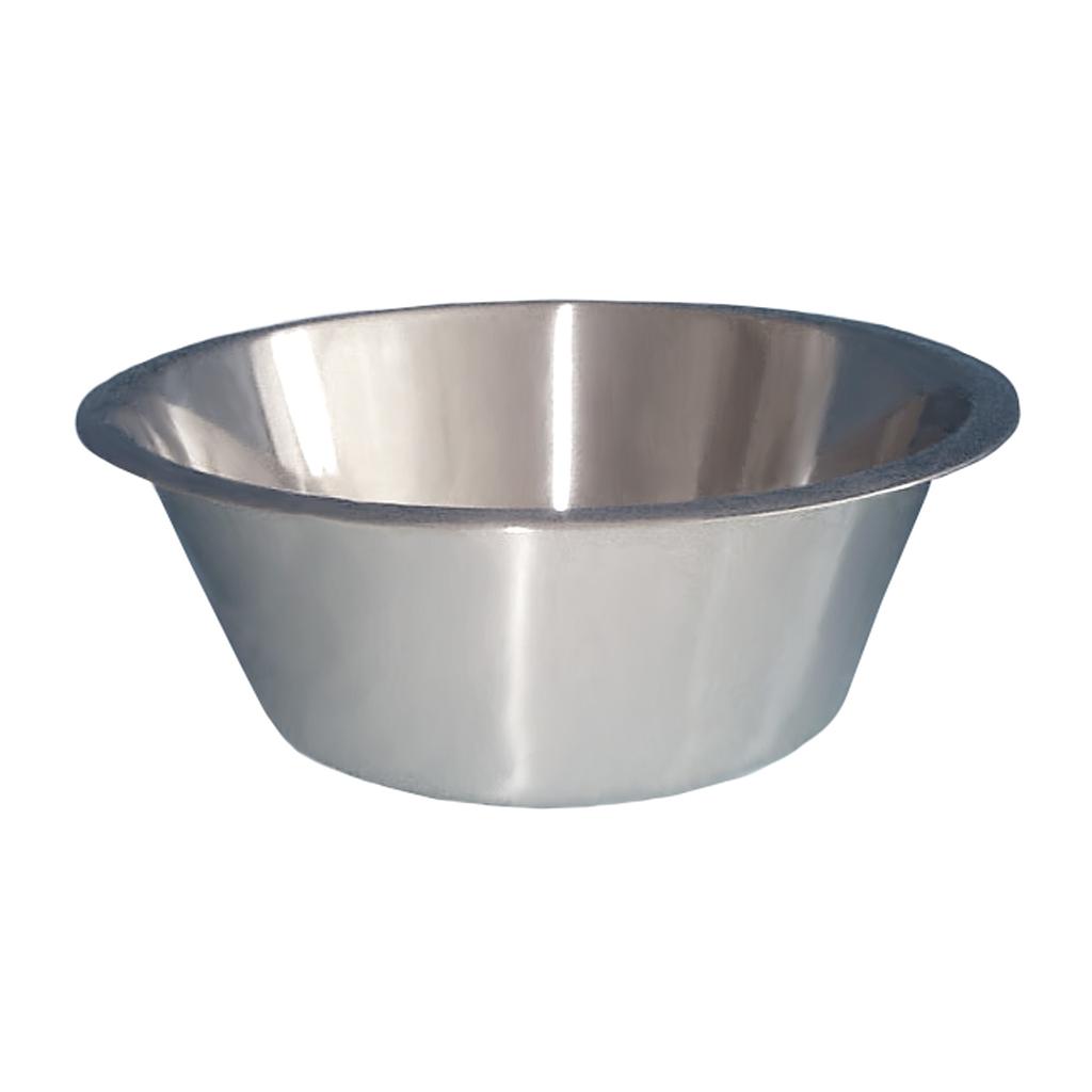 Cuvette en inox à fond plat