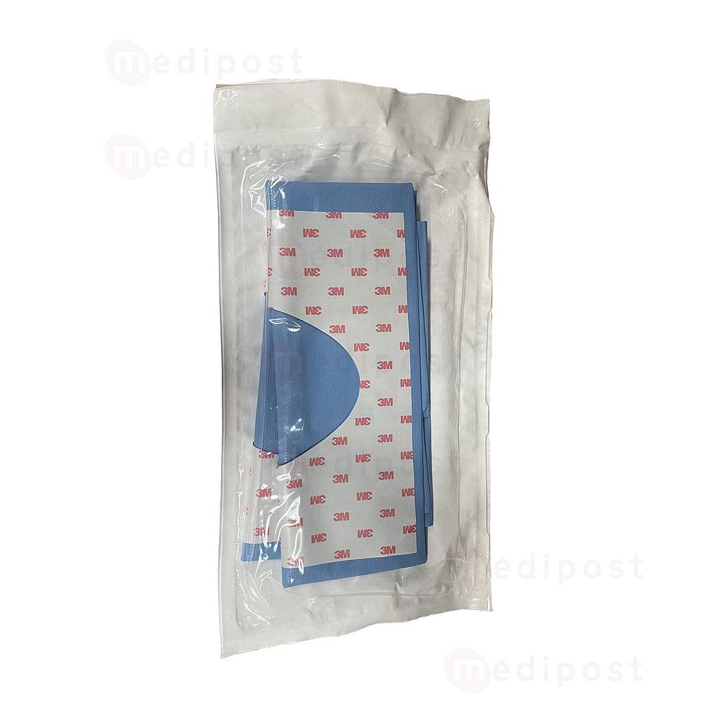 Stéridrape 55x55 troué adhésif 3M