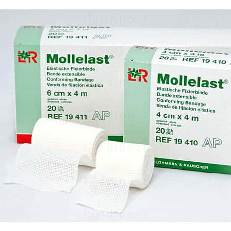 Mollelast Cello 4m elastisch bevestigingslint