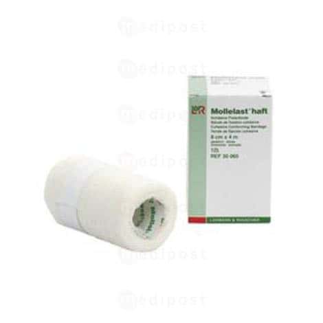 Bande de fixation cohésive et élastique Mollelast Haft 4m