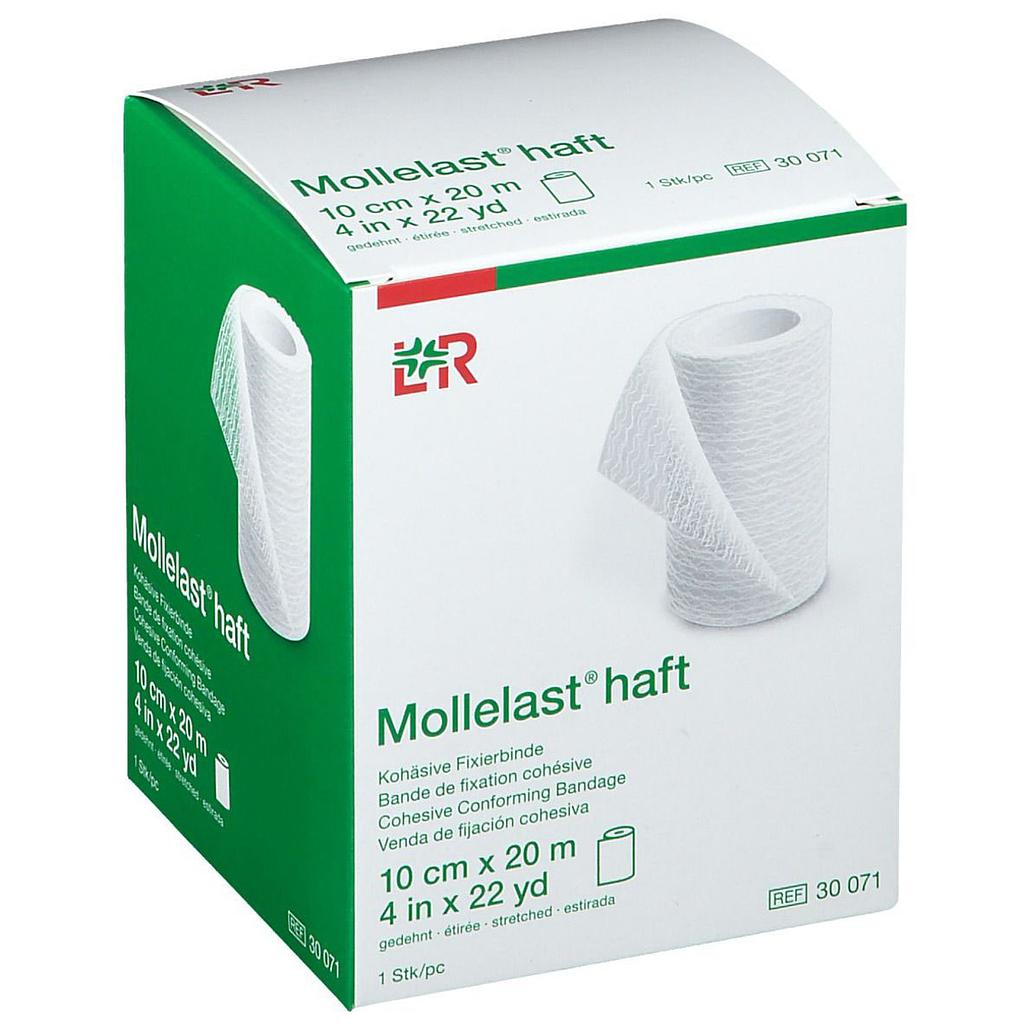 Bande de fixation cohésive et élastique Mollelast Haft 20m