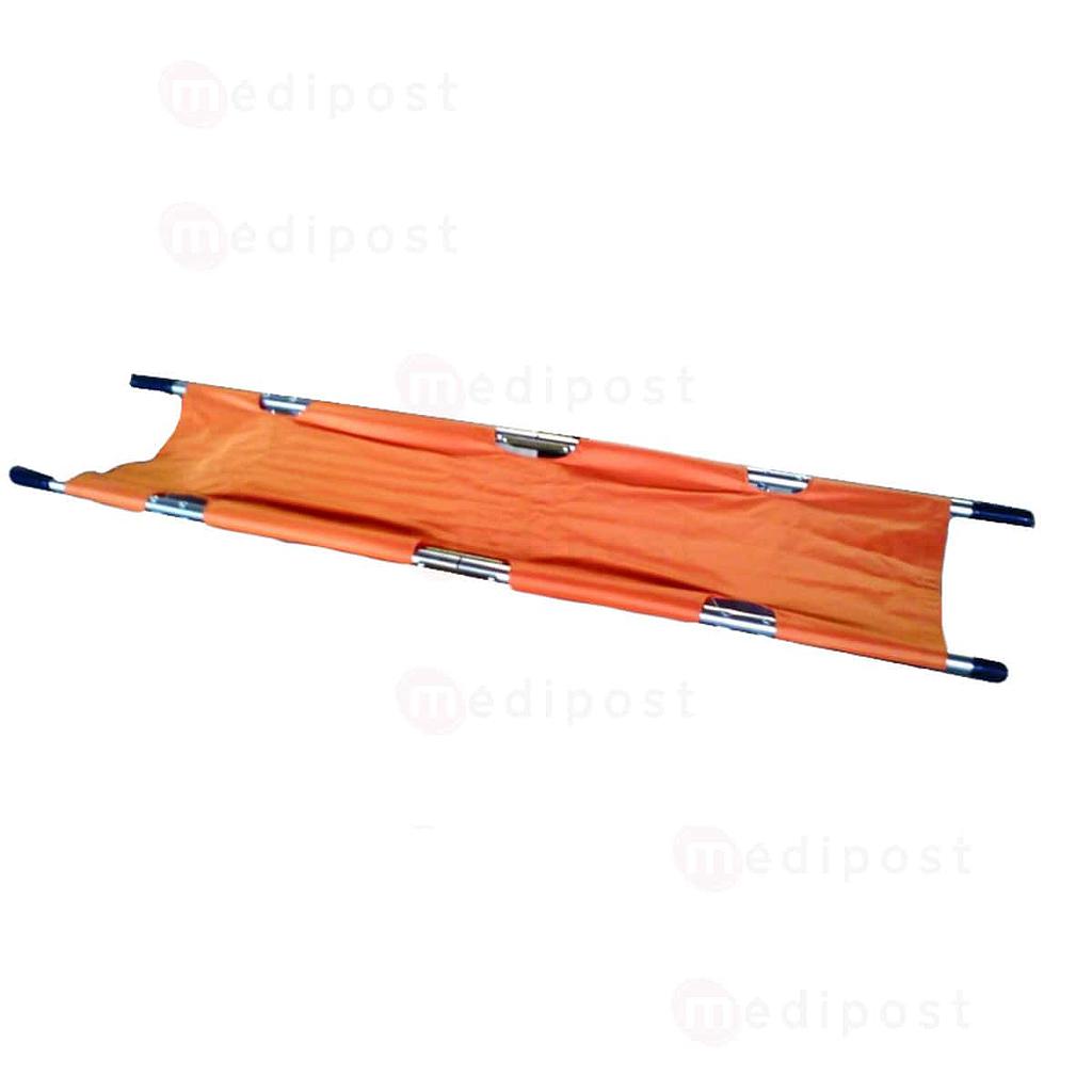 Civière pliable en quatre parties