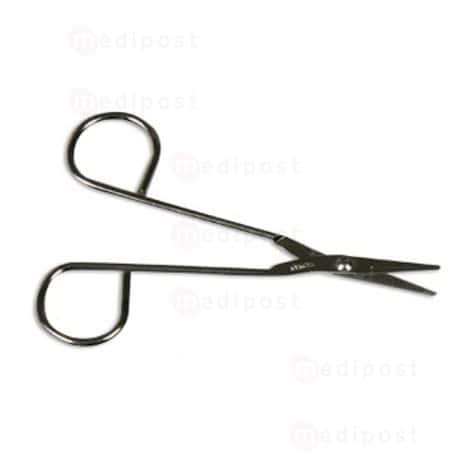 Ciseaux stériles pointu/mousse 11,5cm en sachet pelable