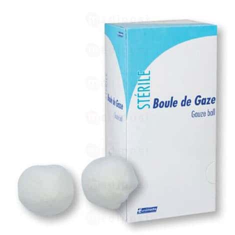 Tampon boule de gaze stérile 35 mm
