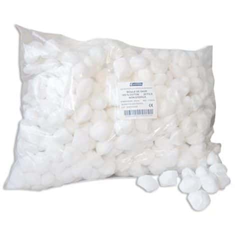 Boule de gaze non stérile non tissée 35mm