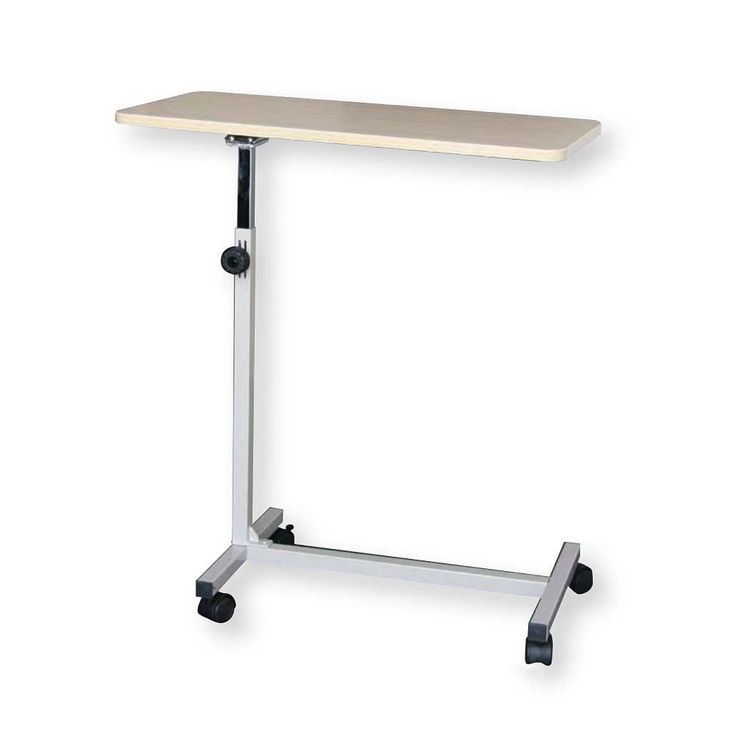Table de lit réglable en hauteur, plateau fixe