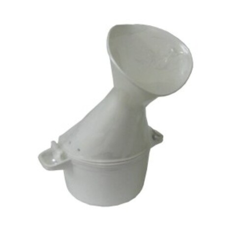 Witte plastic inhalator