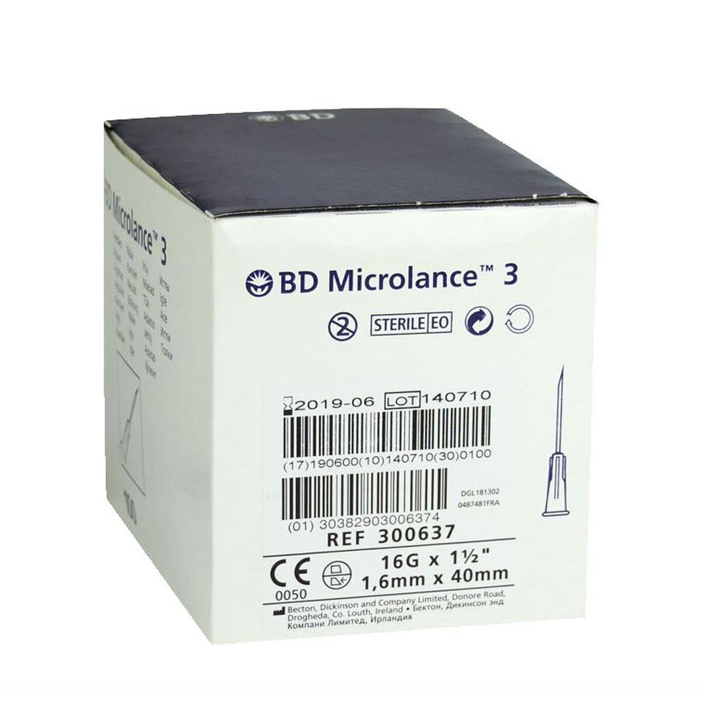Aiguilles hypodermiques BD Microlance 3