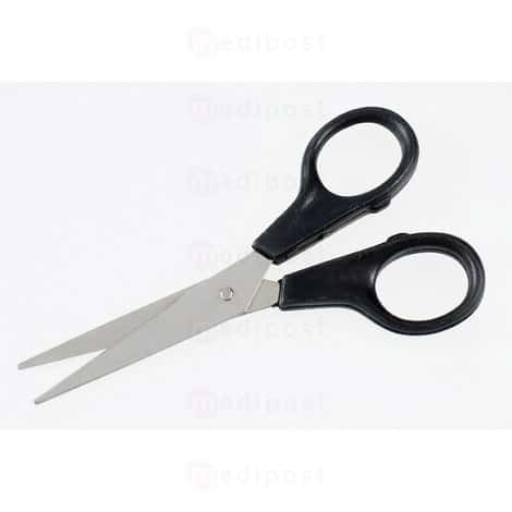 Ciseaux inox avec boucles en plastique 12cm stériles