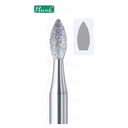 Fraise diamant - cône Ø 2,3mm - grain moyen