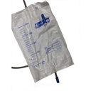 Poche à urine avec valve vidangeable 2 litres
